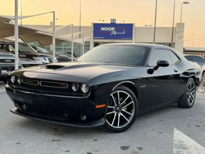2021 Dodge Challenger 5.7 Liters 8 Cylinders Petrol Engine Black Red Sedan RWD GCC