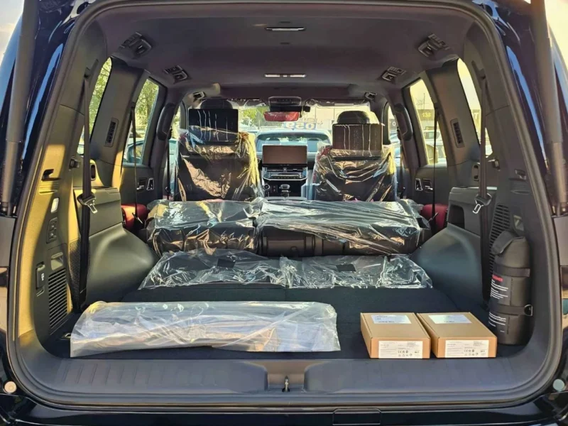 2026 Toyota Land Cruiser VXR 3.5-liter V6 Twin-Turbo Petrol Engine Black Red SUV Automatic