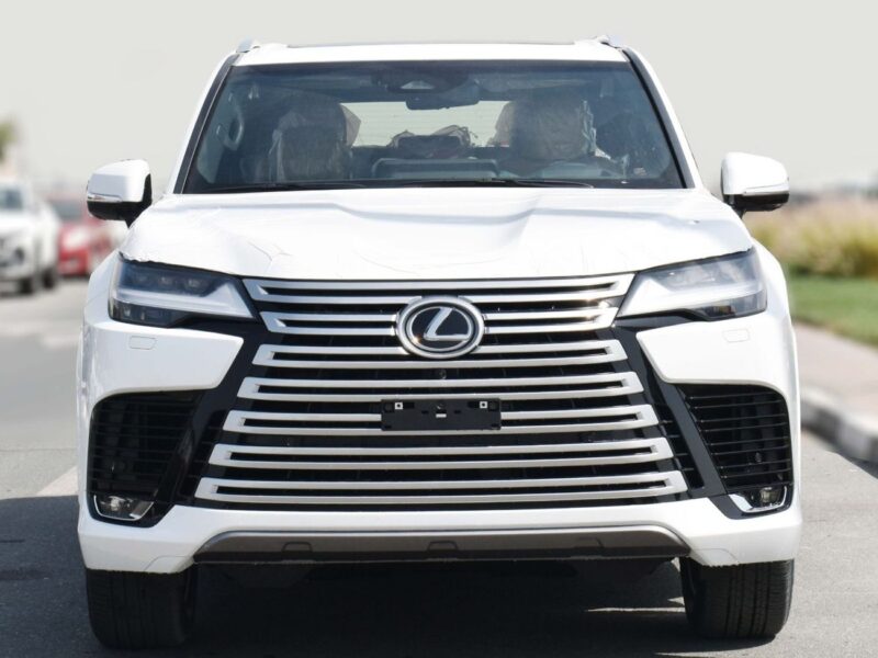 2025 Lexus LX 700h Signature 3.5-liter twin-turbocharged V6 Petrol Engine White Red SUV