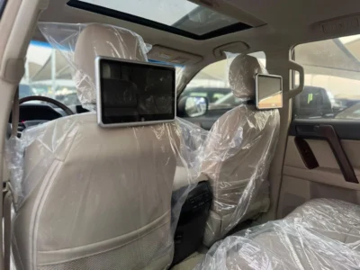 2019 Toyota Prado GXR 2.7 Litre 4 Cylinders Petrol Engine White Beige SUV Automatic GCC