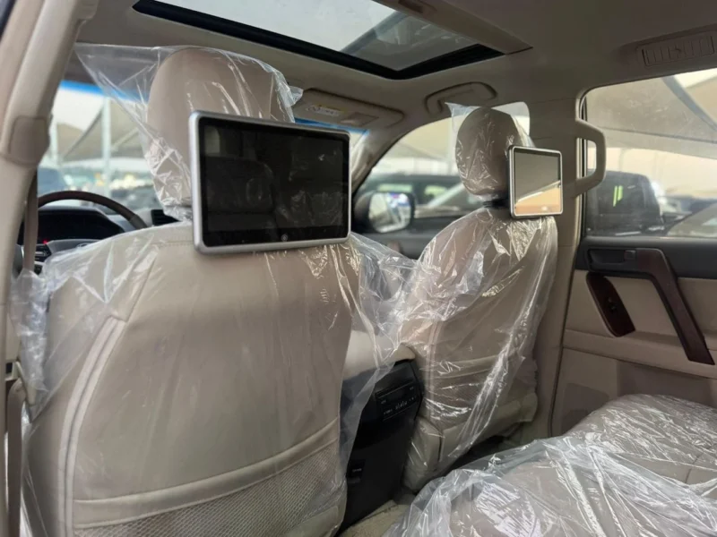 2019 Toyota Prado GXR 2.7 Litre 4 Cylinders Petrol Engine White Beige SUV Automatic GCC