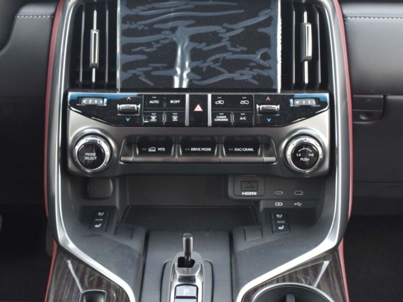 2025 Lexus LX 700h Signature 3.5-liter twin-turbocharged V6 Petrol Engine White Red SUV