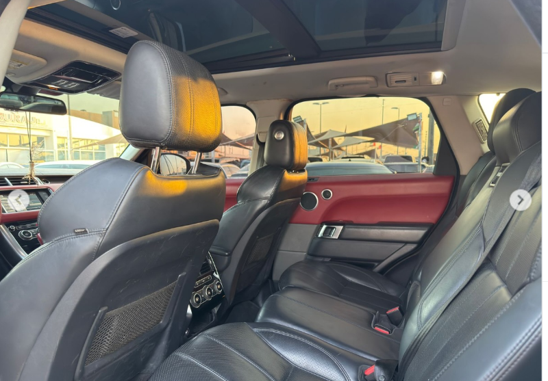 2015 Land Rover Range Rover Sport Converted to 2022 SVR 3.0L V6 Supercharged Petrol Black SUV