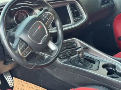 2021 Dodge Challenger 5.7 Liters 8 Cylinders Petrol Engine Black Red Sedan RWD GCC