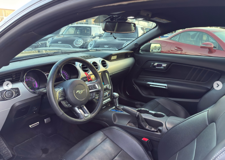 2017 Ford Mustang GT 5.0 Liters V8 Petrol Engine Black Fastback Coupe RWD