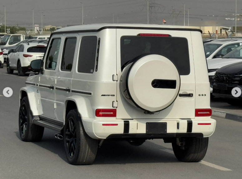 2021 Mercedes-Benz G63 AMG 4.0-liter V8 biturbo Petrol Engine White Beige SUV Helios Interior