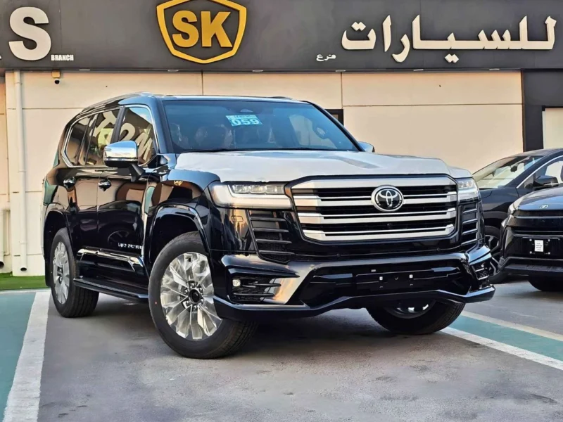 2026 Toyota Land Cruiser VXR 3.5-liter V6 Twin-Turbo Petrol Engine Black Red SUV Automatic