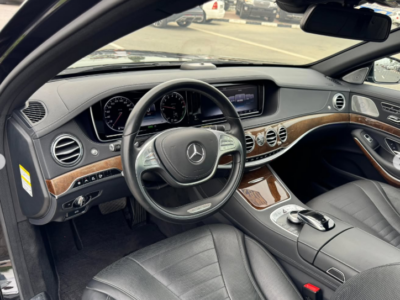 2015 Mercedes-Benz S400 Hybrid 3.5-liter V6 Petrol Engine Black Luxury Sedan Excellent Condition