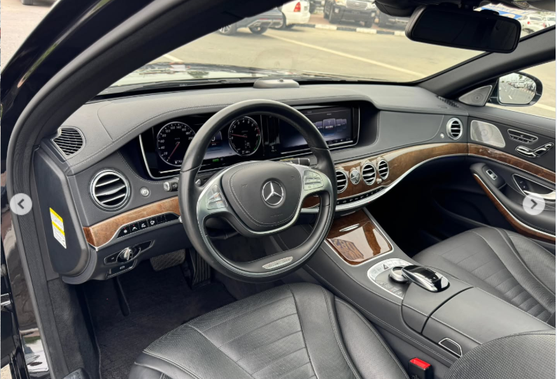 2015 Mercedes-Benz S400 Hybrid 3.5-liter V6 Petrol Engine Black Luxury Sedan Excellent Condition