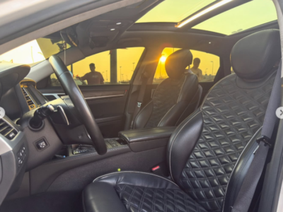 2015 Hyundai Genesis G80 5.0L Tau V8 GDi Engine Silver Black Luxury Sedan RWD