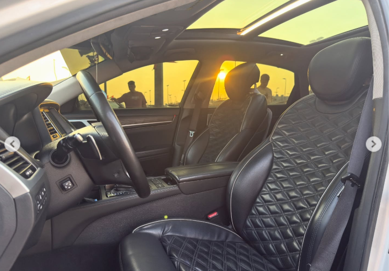 2015 Hyundai Genesis G80 5.0L Tau V8 GDi Engine Silver Black Luxury Sedan RWD