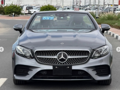 2018 Mercedes-Benz E400 Cabriolet 3.0-liter twin-turbocharged V6 Petrol Engine Grey Red