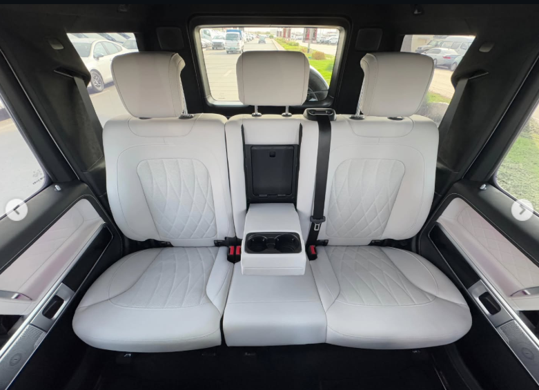 2021 Mercedes-Benz G63 AMG 4.0-liter V8 biturbo Petrol Engine White Beige SUV Helios Interior