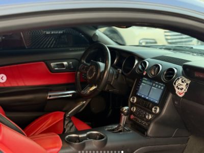 2018 Ford Mustang EcoBoost 2.3L EcoBoost Turbo I-4 Petrol Engine Bue Red Coupe