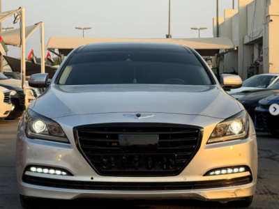 2015 Hyundai Genesis G80 5.0L Tau V8 GDi Engine Silver Black Luxury Sedan RWD