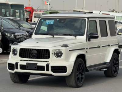 2021 Mercedes-Benz G63 AMG 4.0-liter V8 biturbo Petrol Engine White Beige SUV Helios Interior