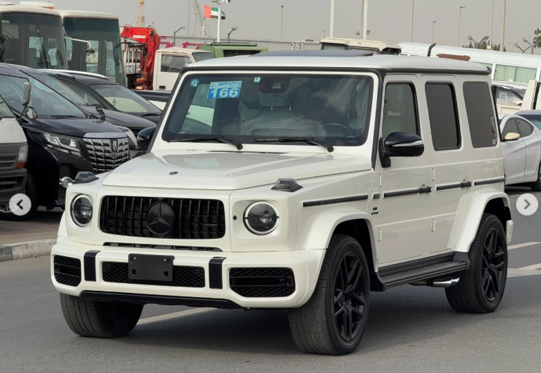 2021 Mercedes-Benz G63 AMG 4.0-liter V8 biturbo Petrol Engine White Beige SUV Helios Interior