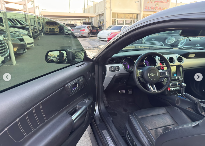 2017 Ford Mustang GT 5.0 Liters V8 Petrol Engine Black Fastback Coupe RWD