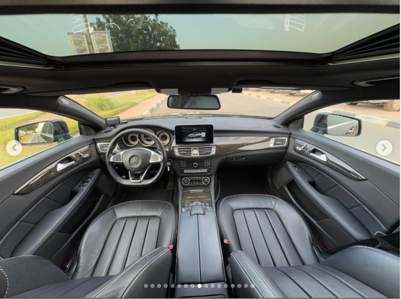 2016 Mercedes-Benz CLS 400 3.0-liter Twin-Turbocharged V6 Petrol Engine Black Grey Sedan