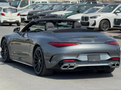 2023 Mercedes-Benz SL 63 AMG 4.0-liter twin-turbocharged V8 Petrol Engine Grey Convertible