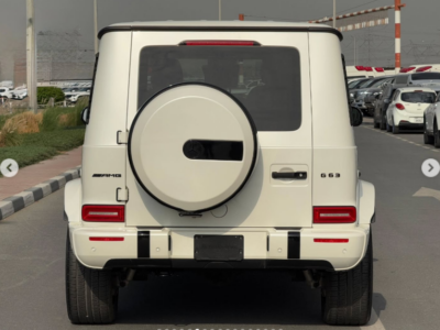 2021 Mercedes-Benz G63 AMG 4.0-liter V8 biturbo Petrol Engine White Beige SUV Helios Interior