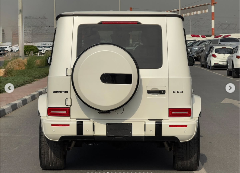 2021 Mercedes-Benz G63 AMG 4.0-liter V8 biturbo Petrol Engine White Beige SUV Helios Interior