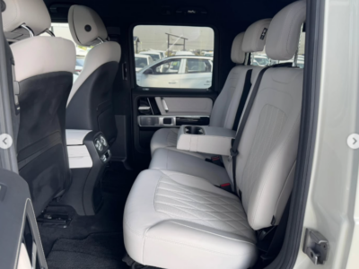 2021 Mercedes-Benz G63 AMG 4.0-liter V8 biturbo Petrol Engine White Beige SUV Helios Interior