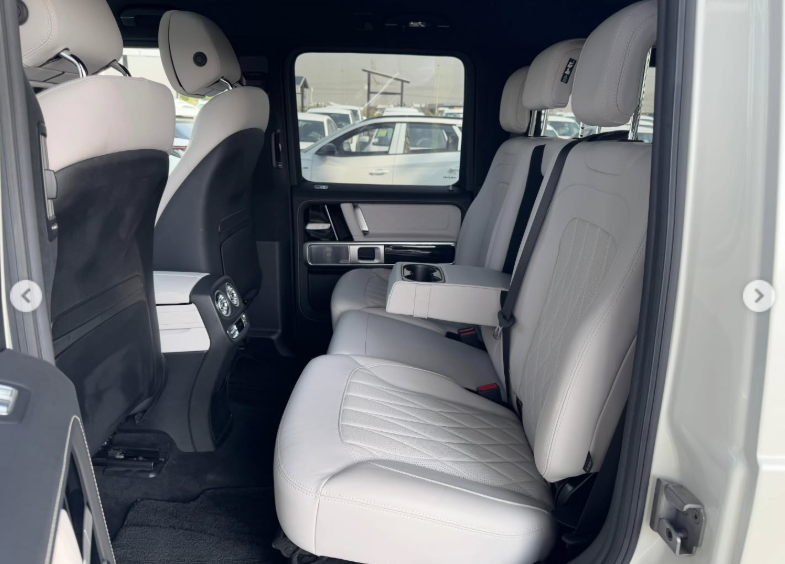 2021 Mercedes-Benz G63 AMG 4.0-liter V8 biturbo Petrol Engine White Beige SUV Helios Interior