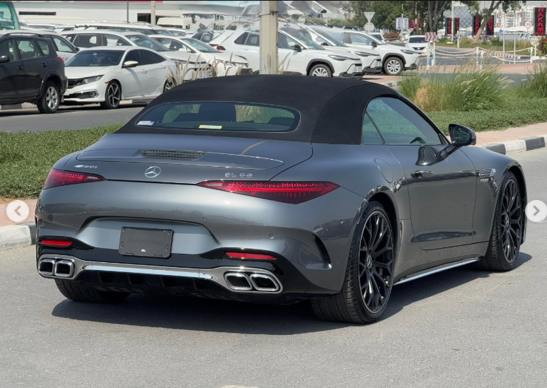 2023 Mercedes-Benz SL 63 AMG 4.0-liter twin-turbocharged V8 Petrol Engine Grey Convertible