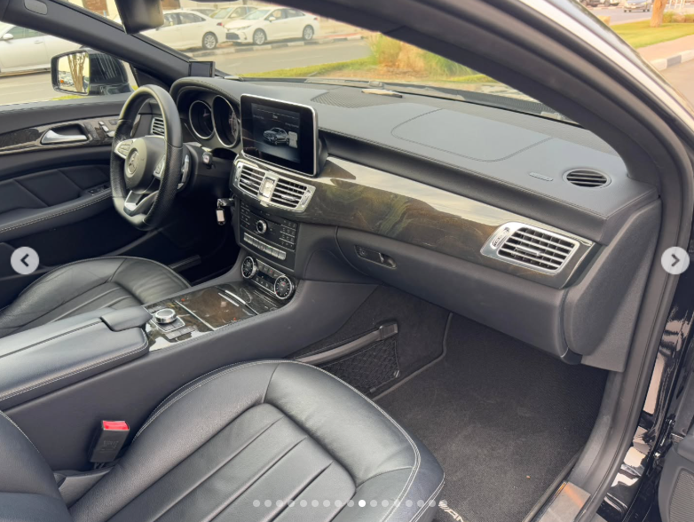 2016 Mercedes-Benz CLS 400 3.0-liter Twin-Turbocharged V6 Petrol Engine Black Grey Sedan