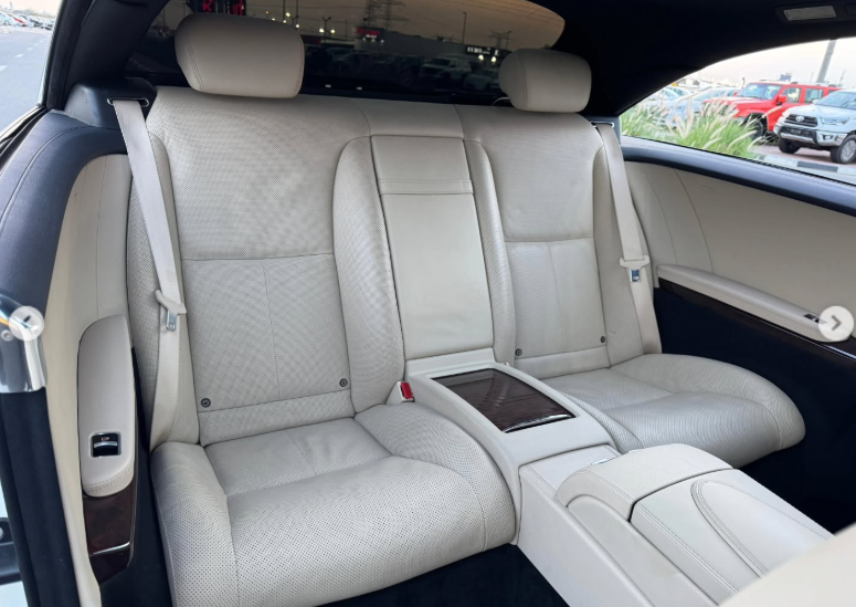 2012 Mercedes-Benz CL550 4MATIC 4.6 Litres Twin-Turbocharged V8 Engine White Beige Coupe