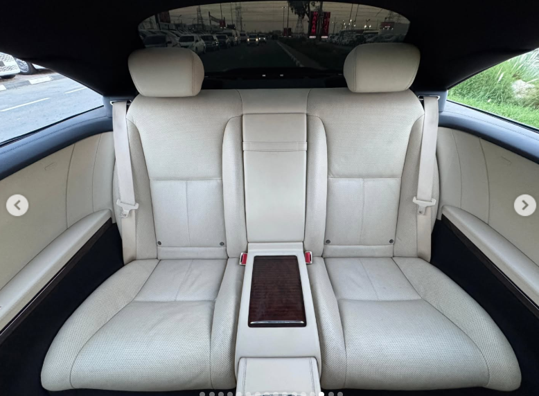 2012 Mercedes-Benz CL550 4MATIC 4.6 Litres Twin-Turbocharged V8 Engine White Beige Coupe