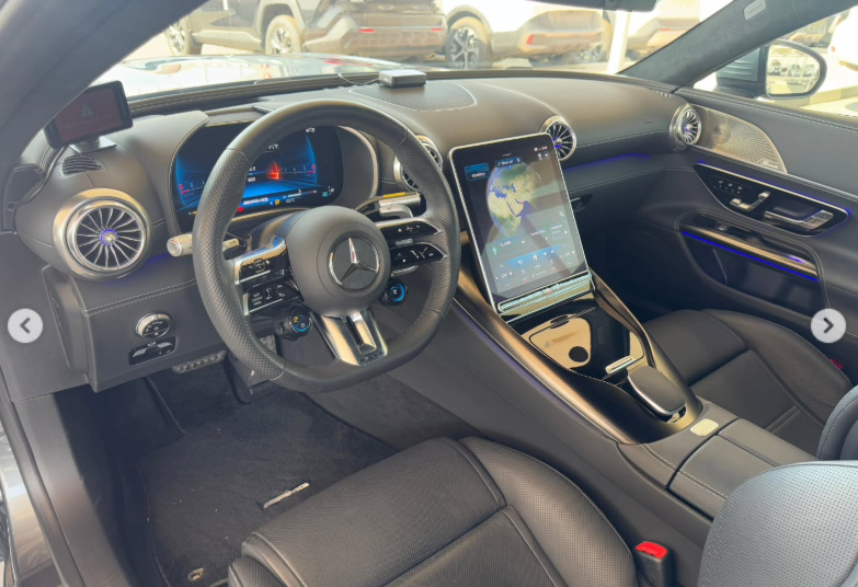 2023 Mercedes-Benz SL 63 AMG 4.0-liter twin-turbocharged V8 Petrol Engine Grey Convertible