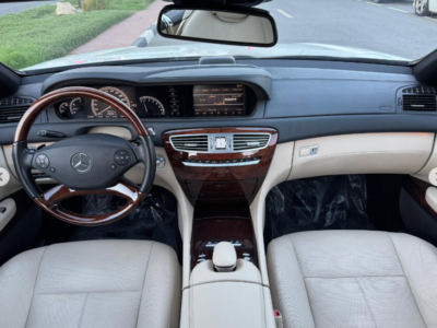 2012 Mercedes-Benz CL550 4MATIC 4.6 Litres Twin-Turbocharged V8 Engine White Beige Coupe