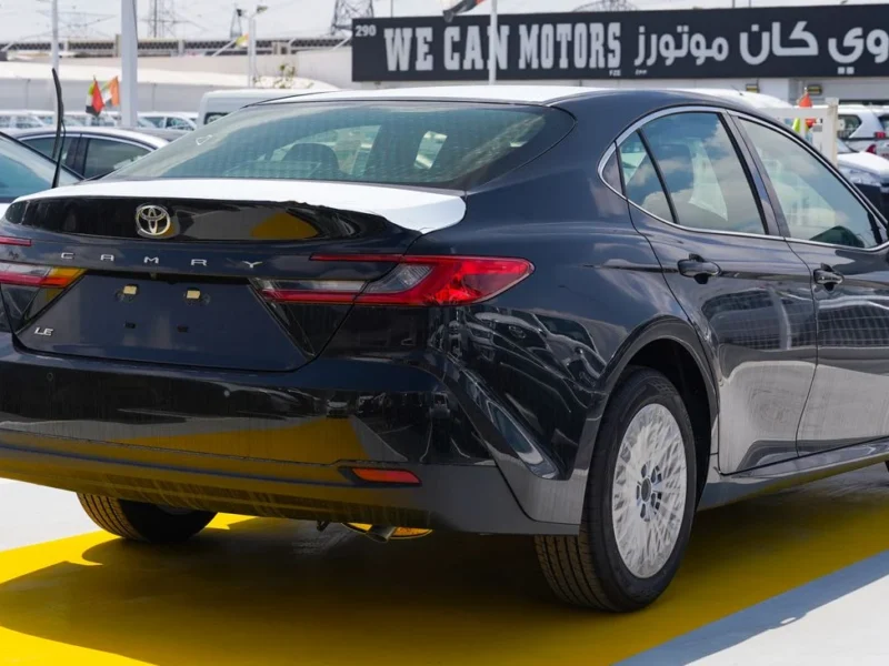 2026 Toyota Camry LE 2.5-liter 4-cylinder Petrol Engine Black Sedan GCC Specs