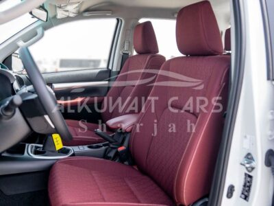 2023 Toyota Hilux Double Cab 2.7 Liters 4 Cylinders Petrol Engine White Red Pickup Truck Manual