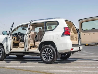 2023 Toyota Land Cruiser Prado VX 4.0 Litres 6 Cylinders Petrol Engine White Beige SUV