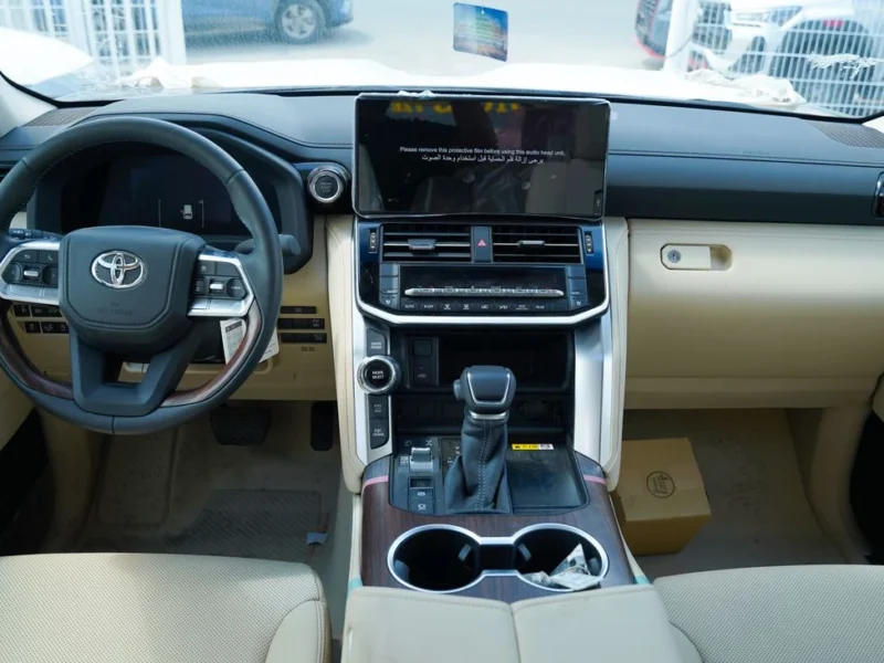 2026 Toyota Land Cruiser GXR 3.5 Litres V6 Twin-Turbocharged Petrol Engine Black Beige SUV