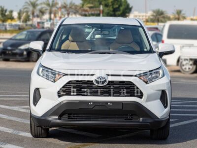 2023 Toyota RAV 4 2.5 Liters 4 Cylinders Hybrid Engine White Beige SUV Automatic GCC