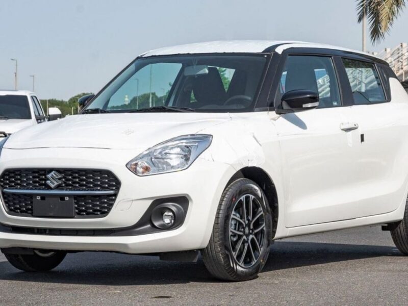 2024 Suzuki Swift GLX 1.2 Litres 4 Cylinders Petrol Engine White Black Hatchback Automatic