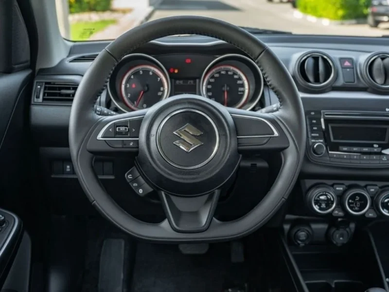 2024 Suzuki Swift GLX 1.2 Litres 4 Cylinders Petrol Engine White Black Hatchback Automatic