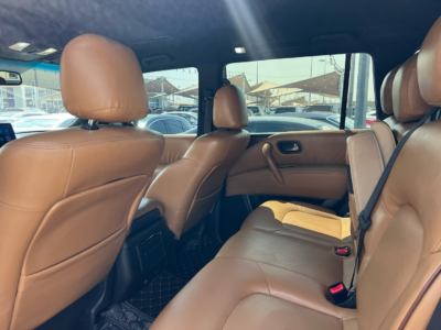 2017 Nissan Patrol LE Titanium 5.6 Liters Cylinder Petrol Engine White Tan SUV Automatic