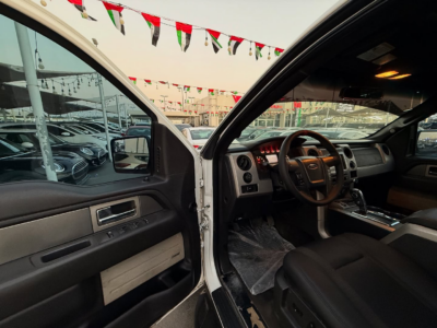 2011 Ford F-150 SVT Raptor 6.2 Liters V8 Petrol Engine White Black Pickup Truck Automatic