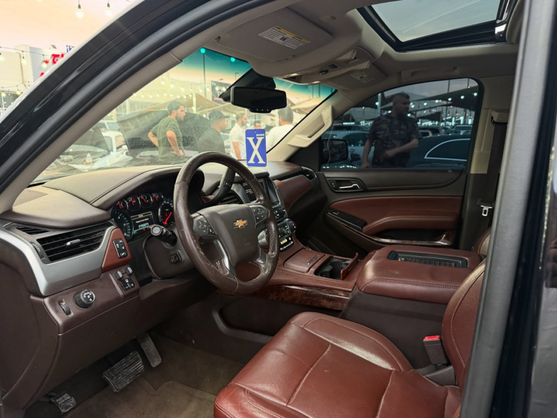2015 Chevrolet Tahoe LTZ 5.3 Liters 8 Cylinders Petrol Engine Black Brown SUV