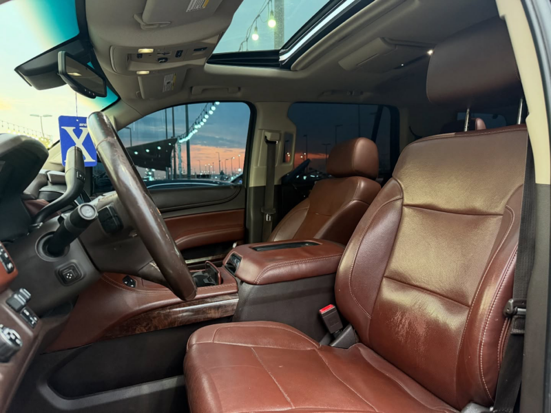 2015 Chevrolet Tahoe LTZ 5.3 Liters 8 Cylinders Petrol Engine Black Brown SUV