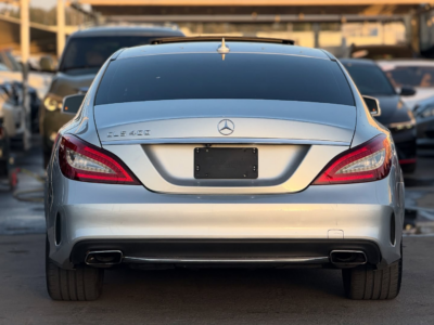 2016 Mercedes-Benz CLS400 3.0 Liters V6 twin-turbo Petrol Engine Silver White Sedan