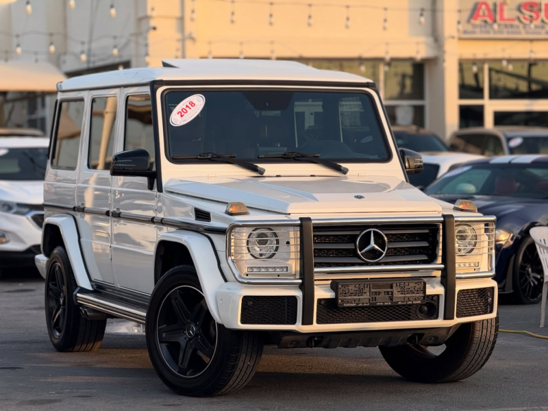 2018 Mercedes-Benz G500 4.0 Litres V8 twin-turbo Petrol Engine White Brown SUV