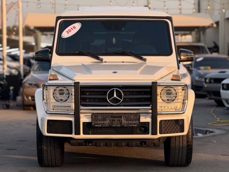 2018 Mercedes-Benz G500 4.0 Litres V8 twin-turbo Petrol Engine White Brown SUV