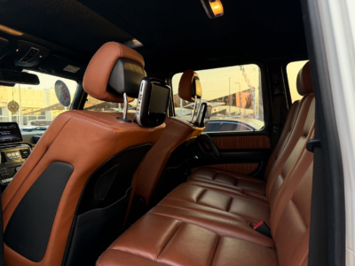 2018 Mercedes-Benz G500 4.0 Litres V8 twin-turbo Petrol Engine White Brown SUV