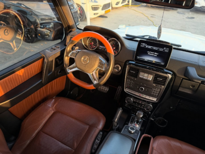 2018 Mercedes-Benz G500 4.0 Litres V8 twin-turbo Petrol Engine White Brown SUV